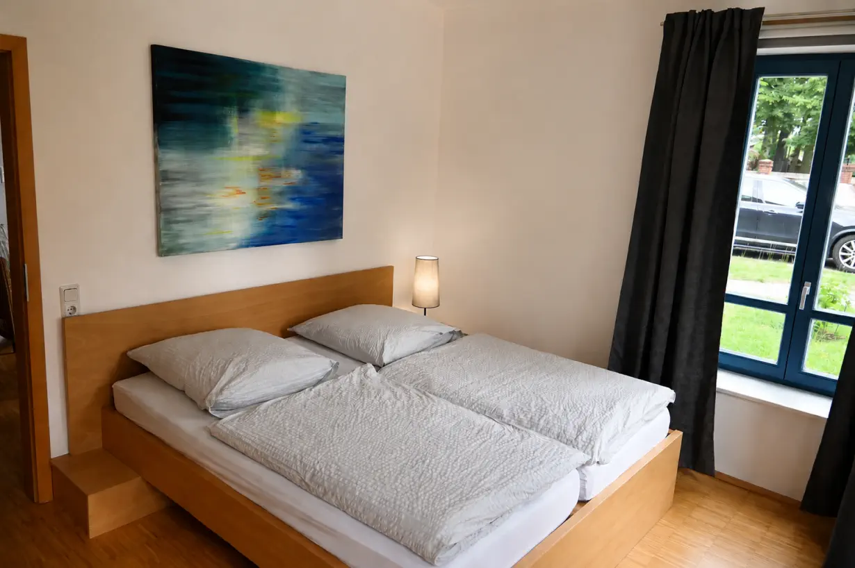 Schlafzimmer der großen Ferienwohnung